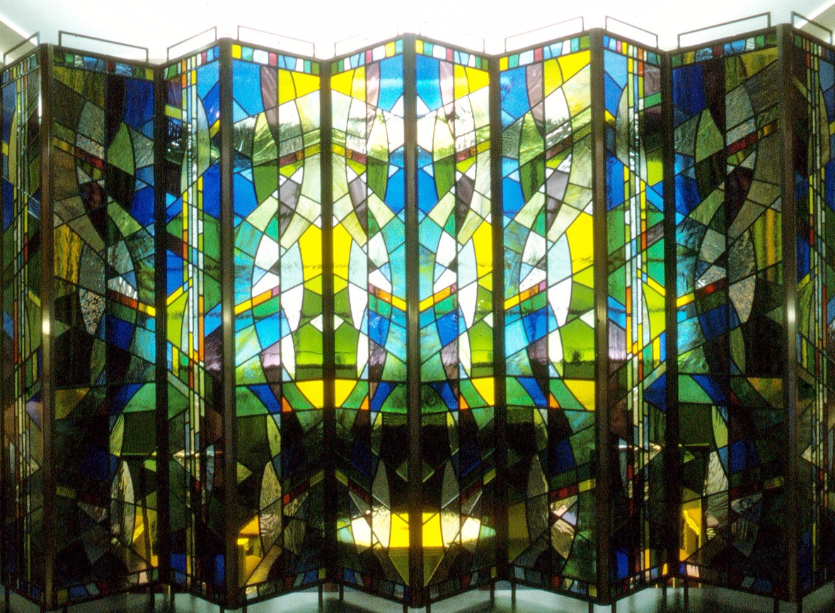 Screen at Lloyds/TSB Headquarters, London